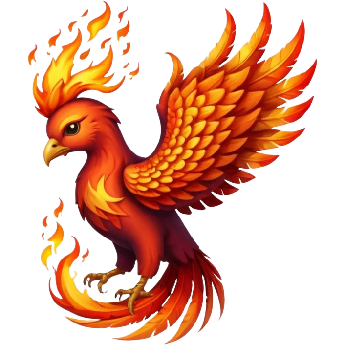phoenix rising from the ashes emoji