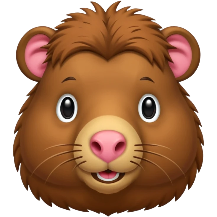 Hazme un emoji de un capibara emoji