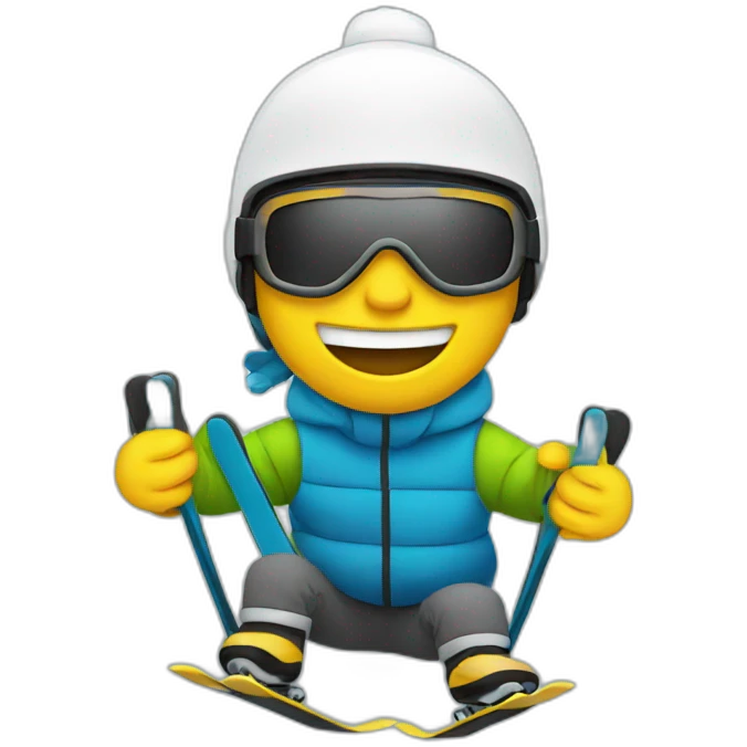 skier emoji