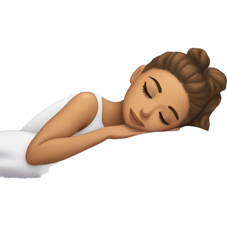 Ariana Grande sleeping emoji