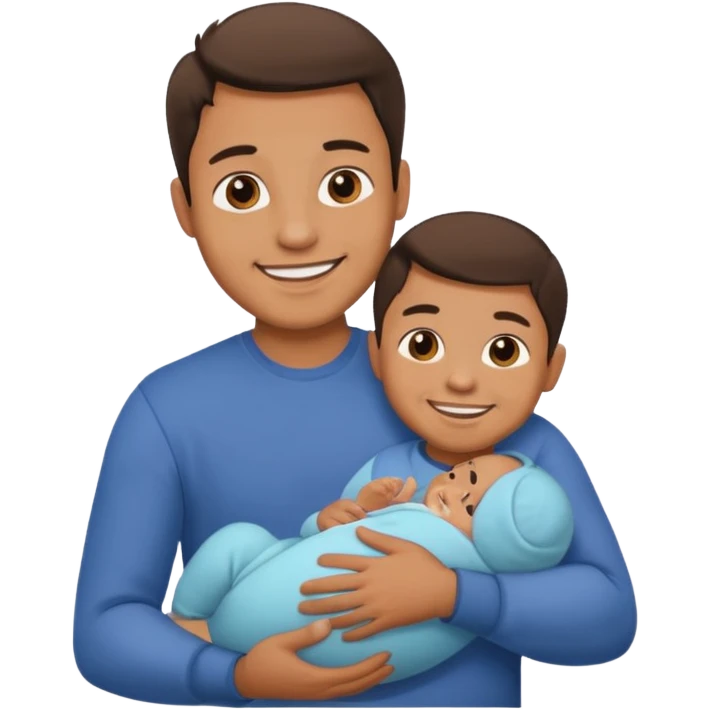 Man with Baby. emoji