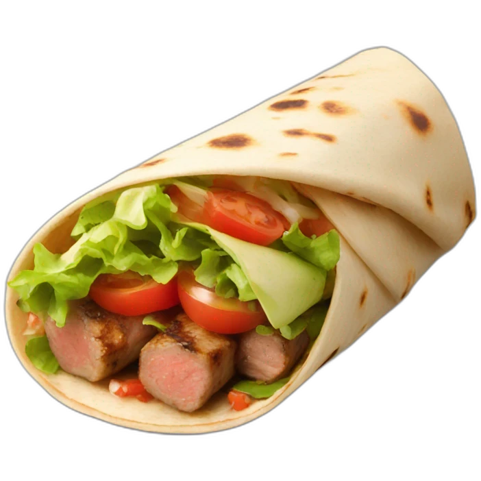 kebab wrap emoji