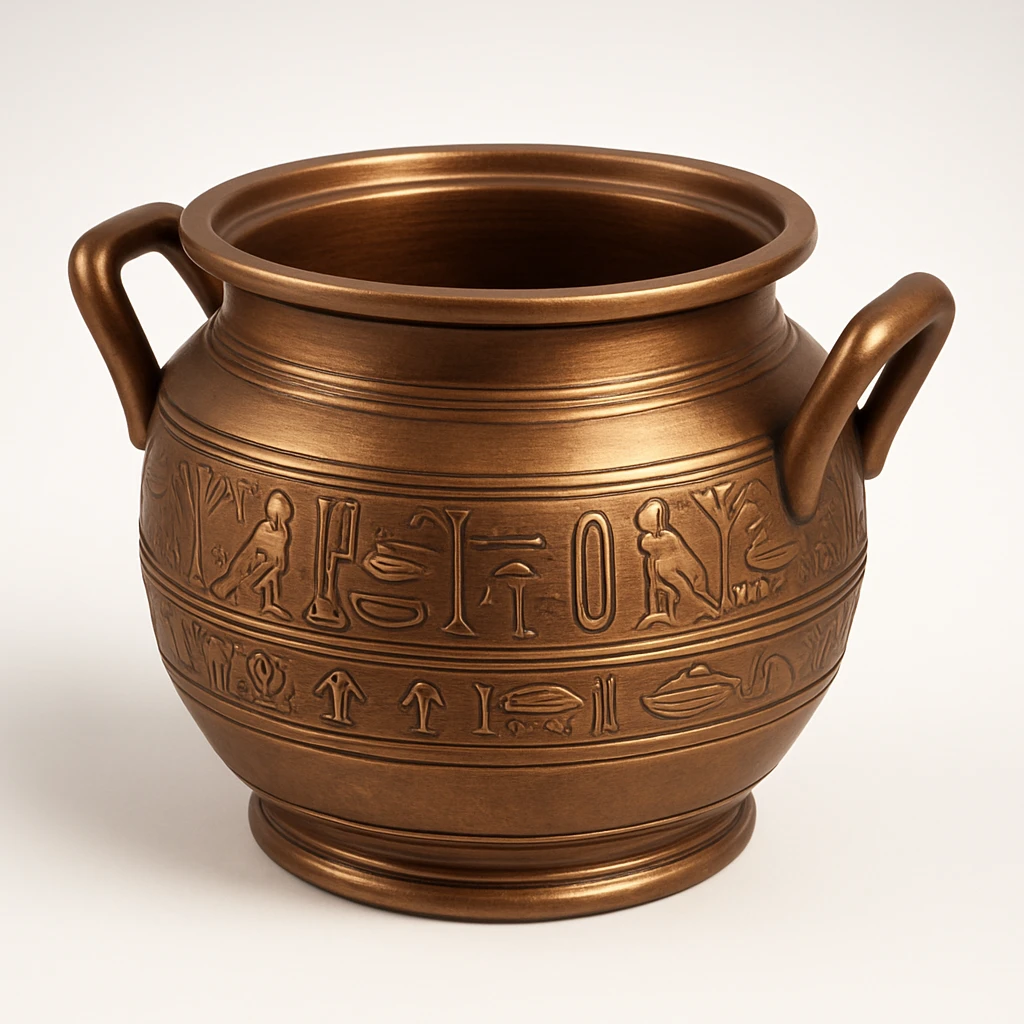 ancient Egyptian cooking scene in hieroglyphic style emoji
