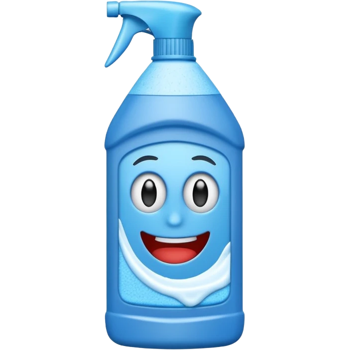 Emojipaper craft style Harpic cleaning product bottle emoji