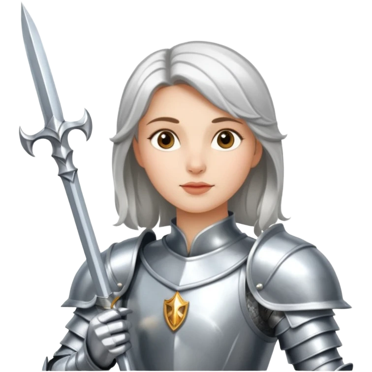 Renaissance princess knight on horse emoji