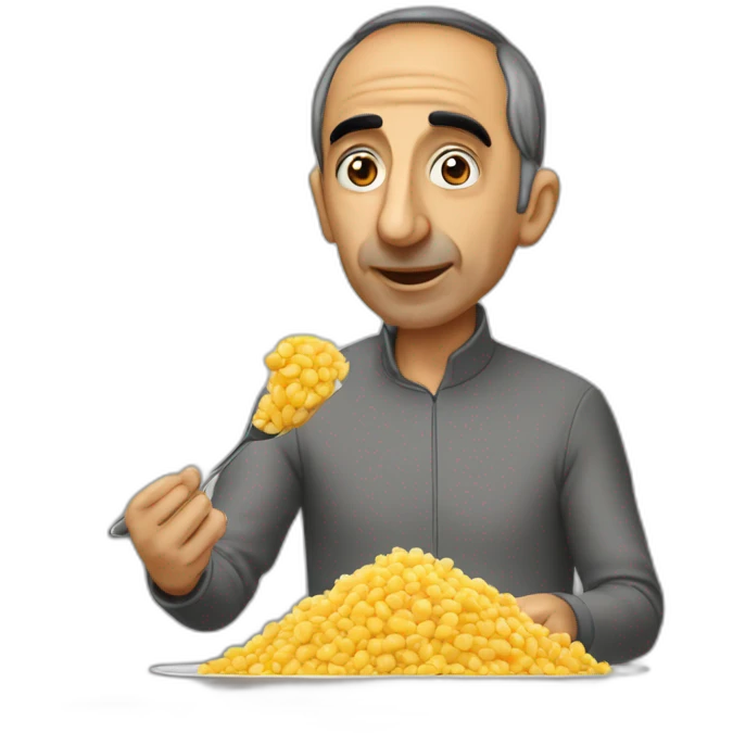 ZEMMOUR QUI MANGE UN MAFé emoji