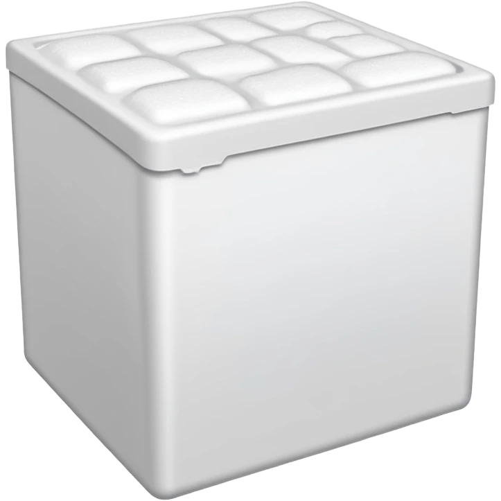 Molding plastic foam from a refrigerator box  emoji