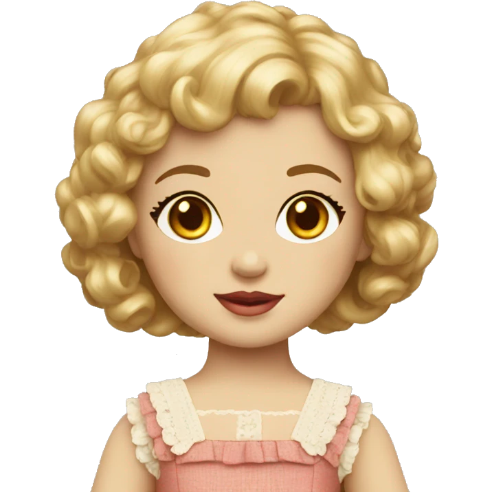 vintage doll emoji