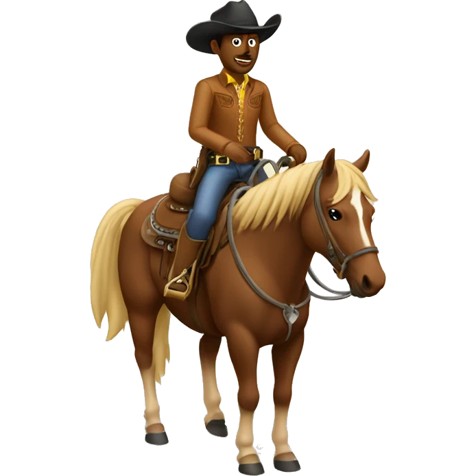 Cowboy on horseback  emoji