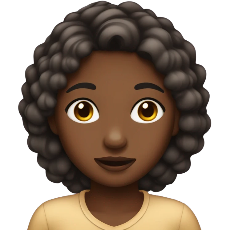 Hyperpigmentation girl emoji emoji