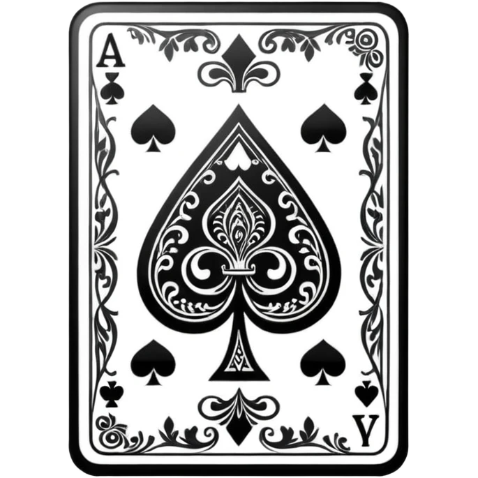ace of spades emoji