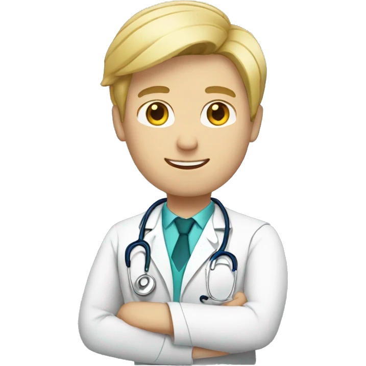 doctor male blond emoji