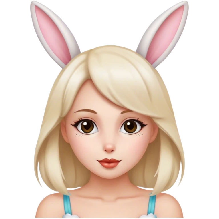 Coquette bunny emoji