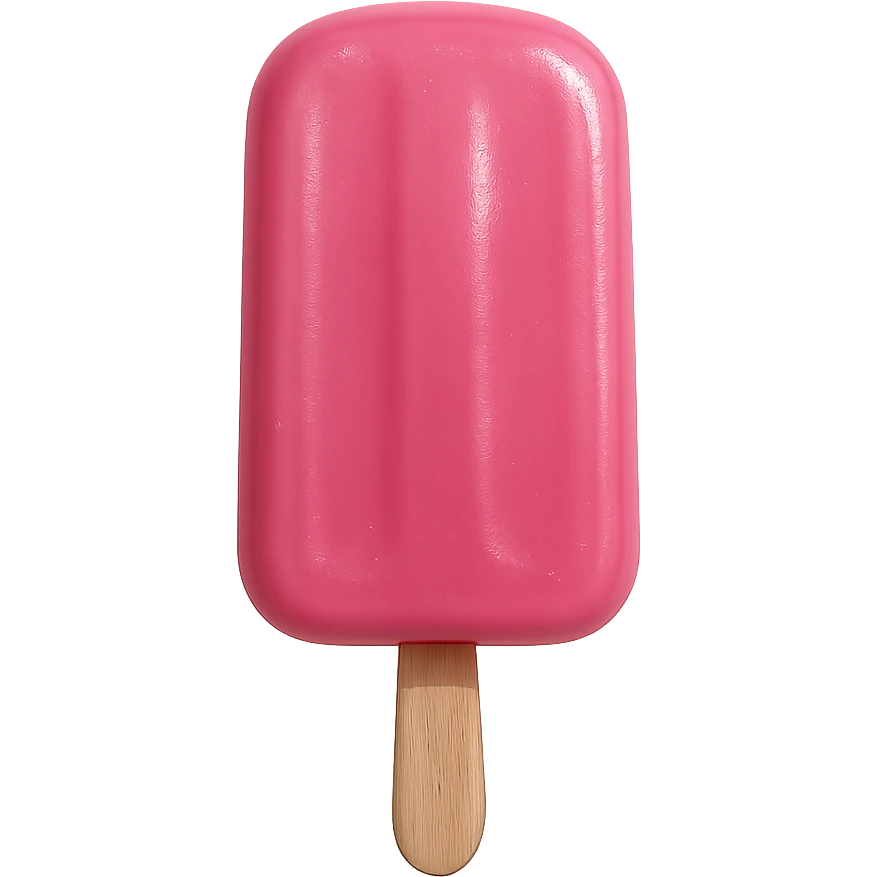 pink popsicle emoji