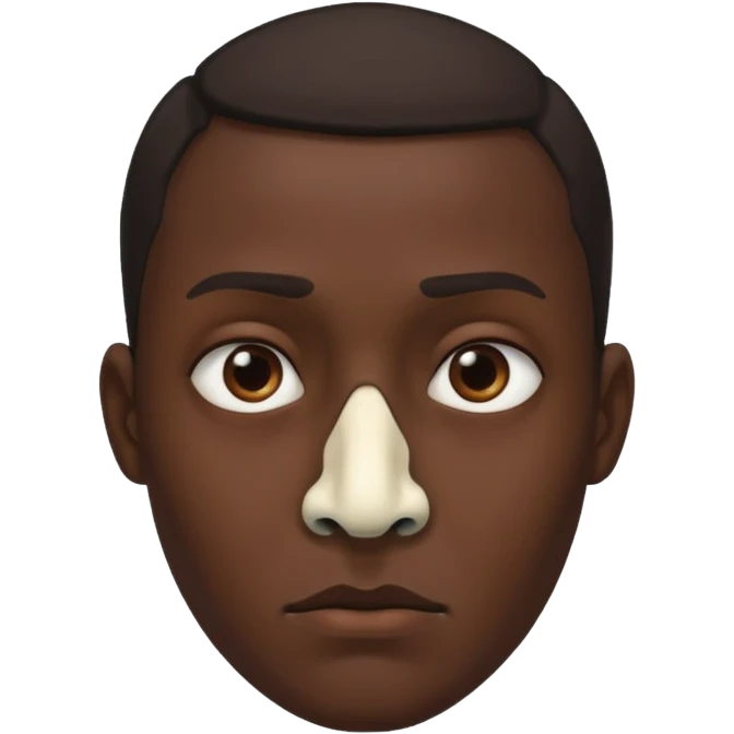 Cannibal with bone through nose emoji