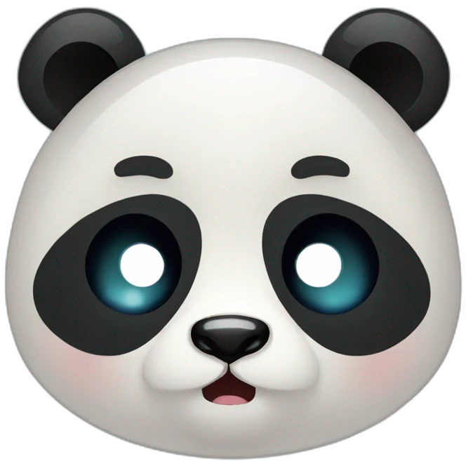 Crying panda  emoji
