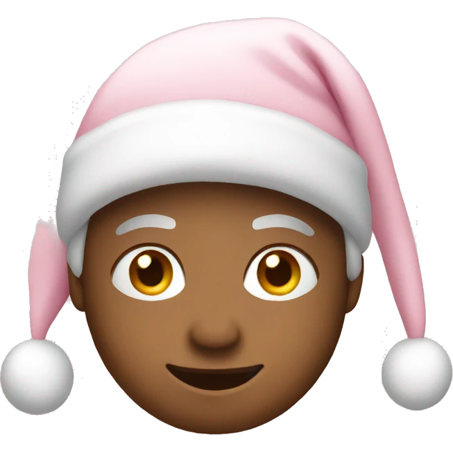 Light pink Christmas emoji  emoji