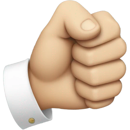 create A hand emoji two hands overlapping thumb and index finger forming a v closed fist emoji