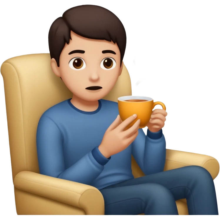 Tea and scary movie emoji
