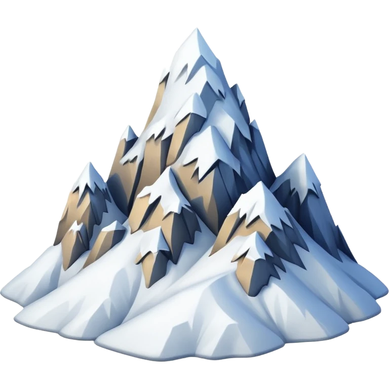 snowy mountain emoji