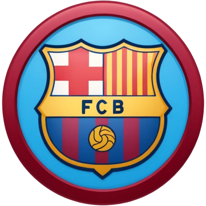 Barcelona club logo emoji