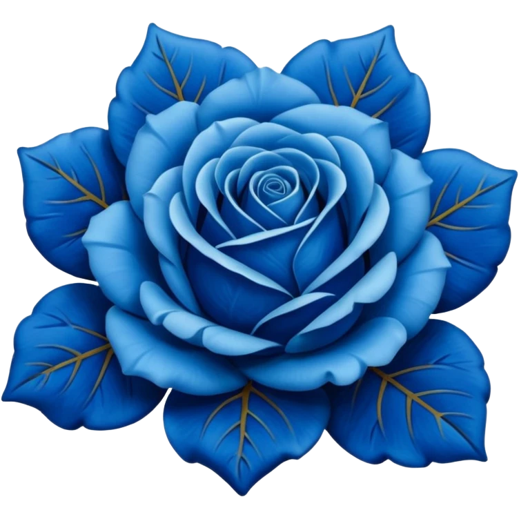 blue rose ⚘ emoji