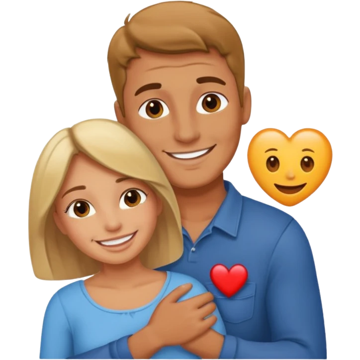 Man carrying women in romantic way  emoji