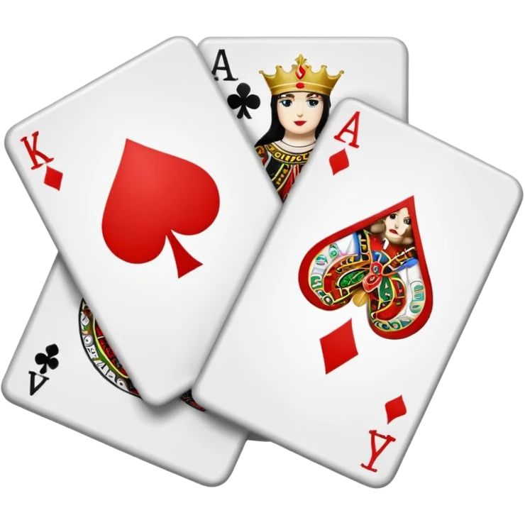 Riffle card shuffle emoji