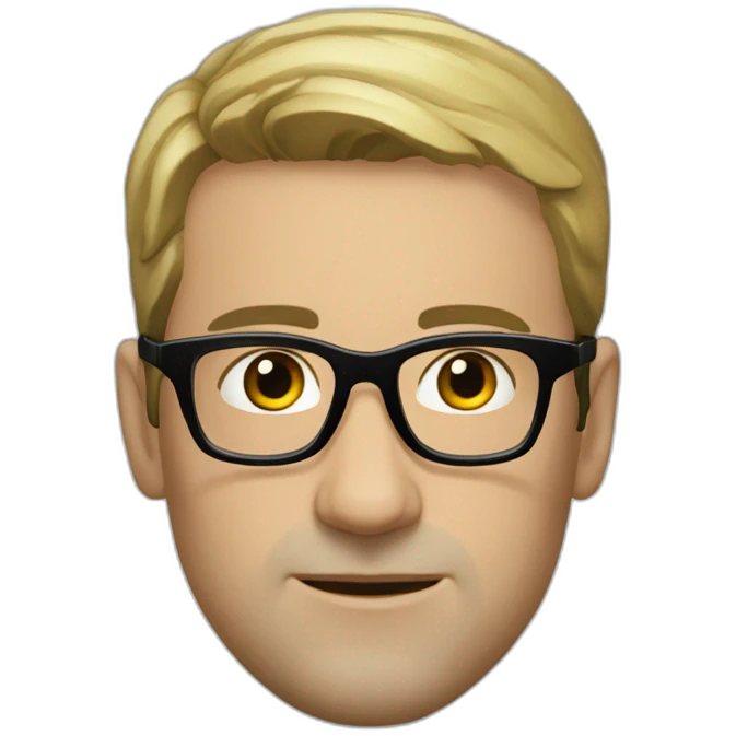 Fabien galtié big black glasses emoji
