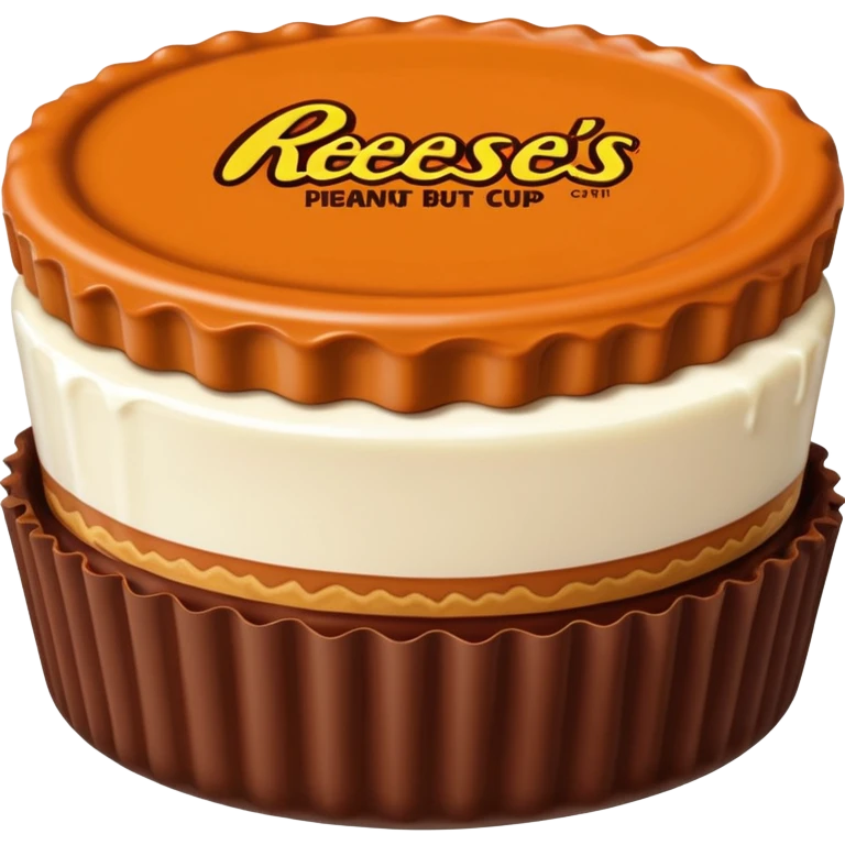 reeses peanut butter cup exact same replica emoji