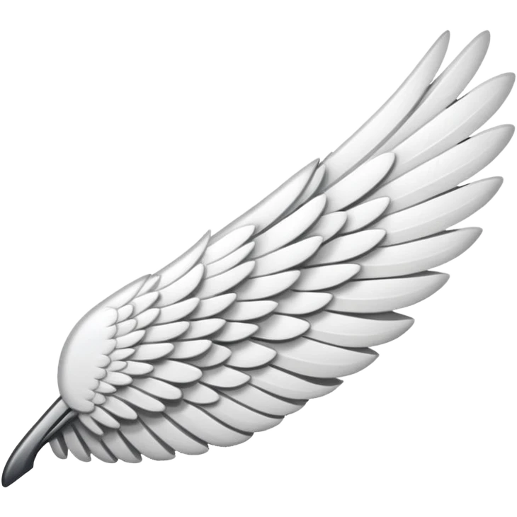 Only a wing not a bird emoji