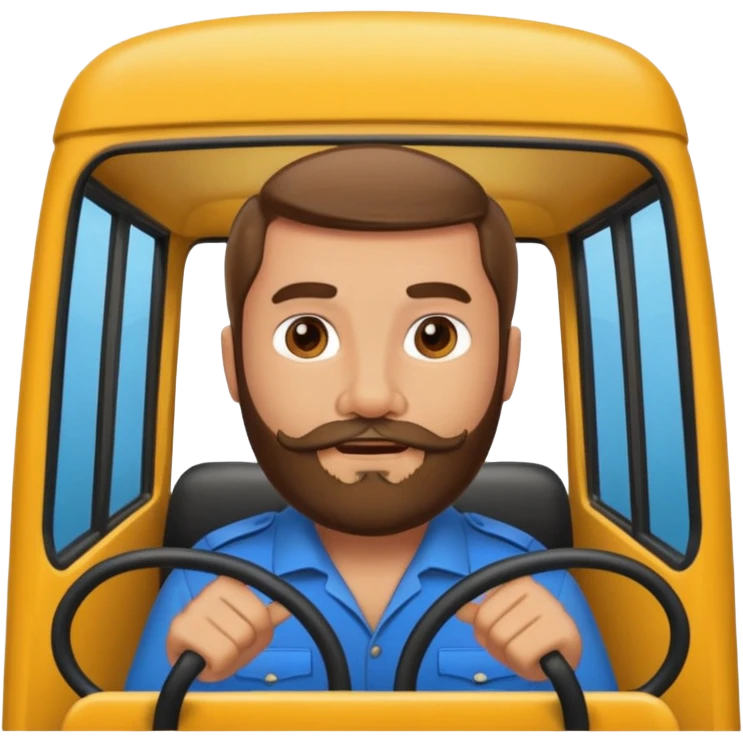 beardedminibus driver emoji