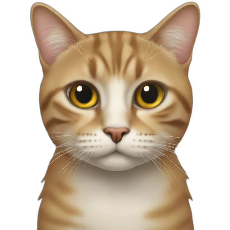 Chat pas de poil emoji