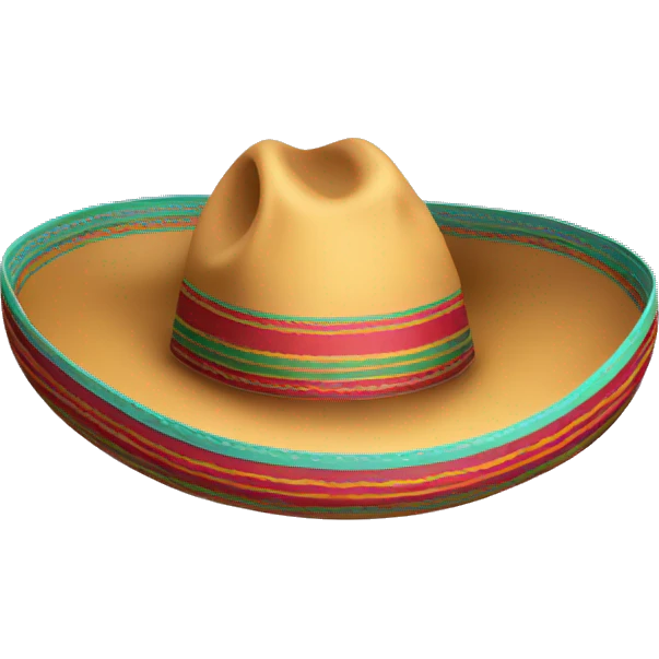 Mexican sombrero small emoji