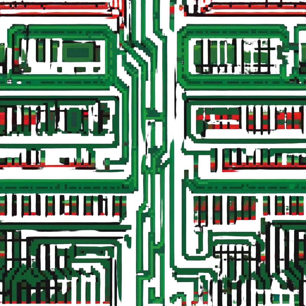 Circuit board pattern member badge with green to red gradient power flow emoji