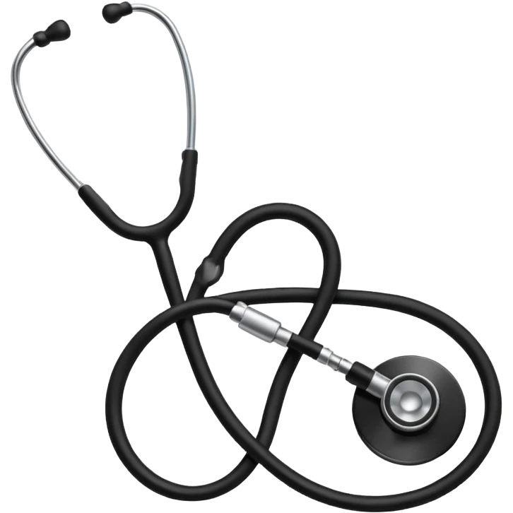 black Stethoscope emoji