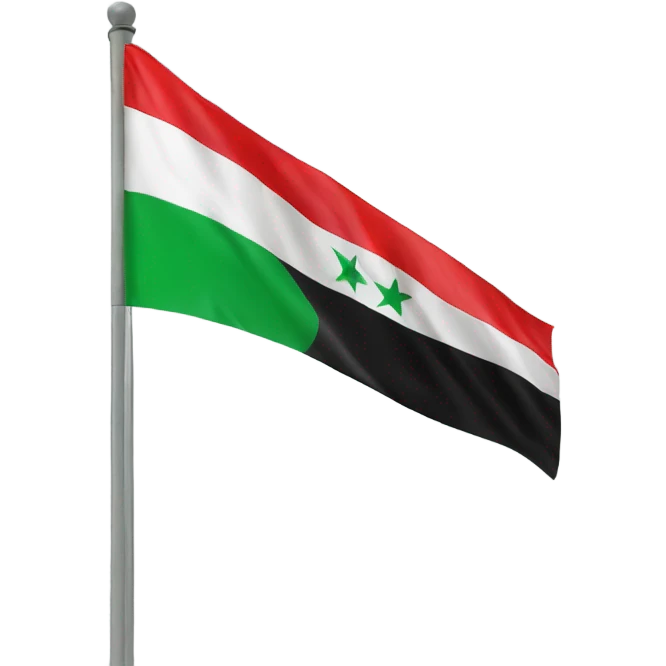 Free Syria flag emoji