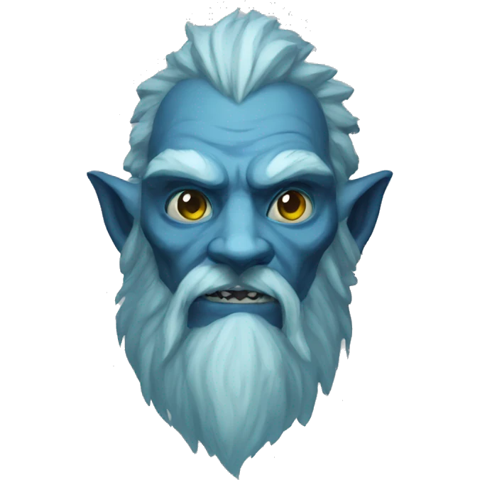 Spectral giant firbolg blue  emoji