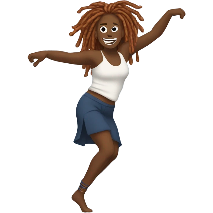 dance jazzy and it’s Auburn dreads emoji