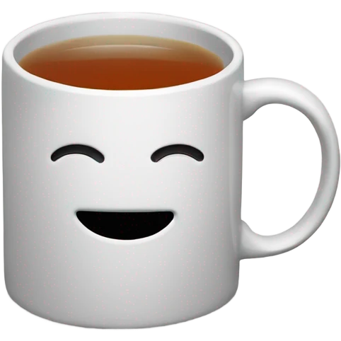 mug with tea emoji