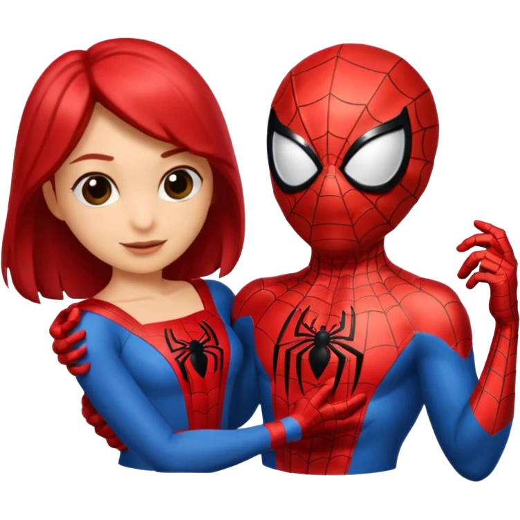 Spiderman love emoji