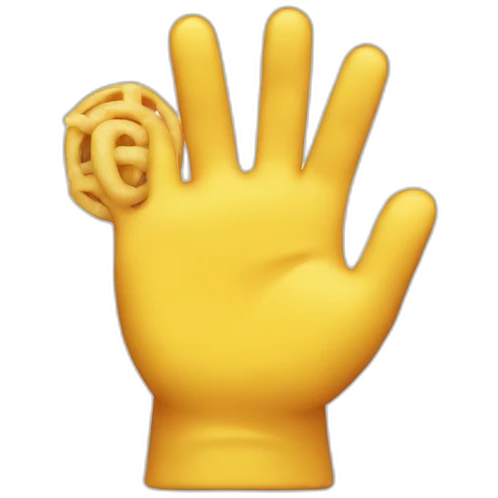Good hand and restaurant emoji