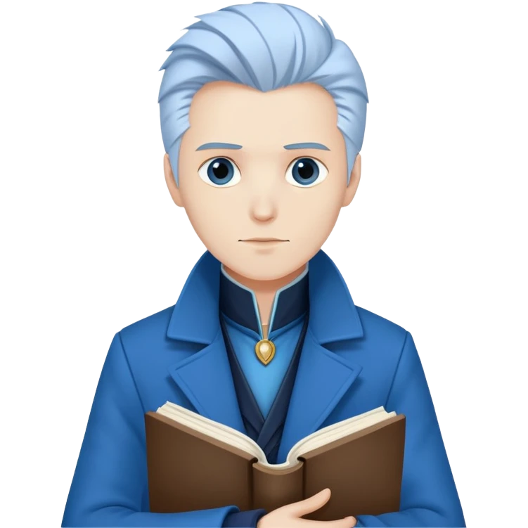  Vergil from DMC games with a book that says "How to stay motivated" emoji