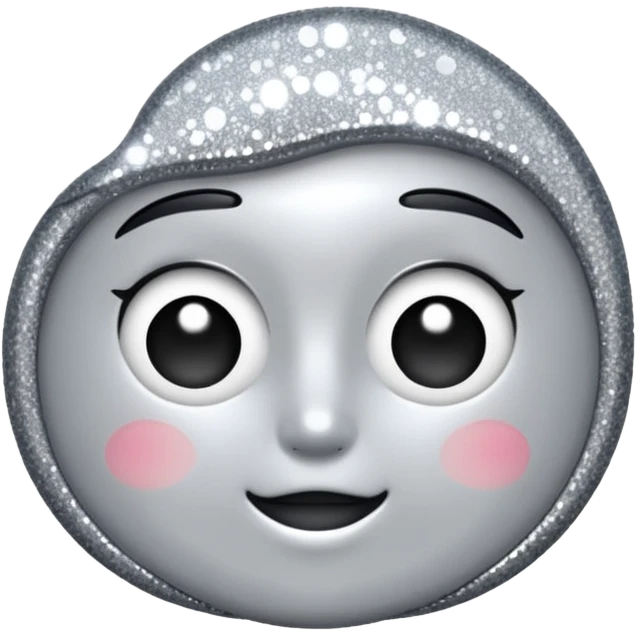 Silver sparkle emoji