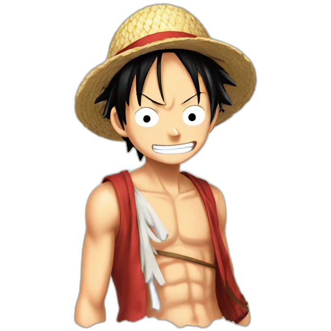 Luffy One Piece emoji