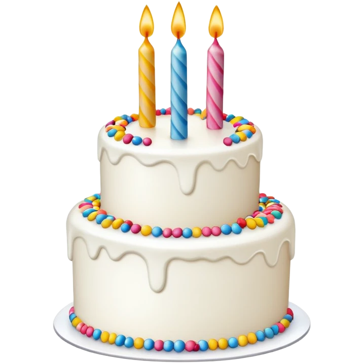 27 birthday cake  emoji
