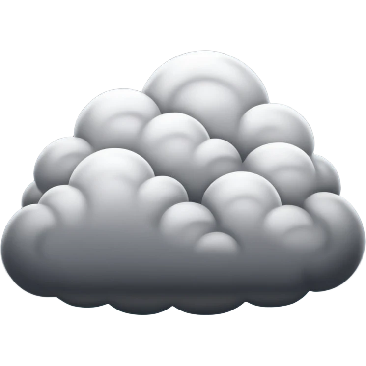 dark clouds emoji