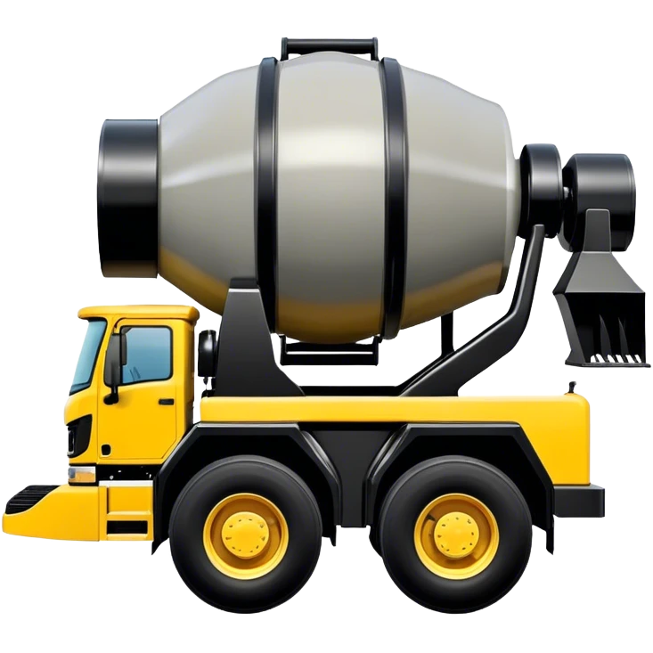 Cement Mixer - Mack Granite (Model Year: 2022) (Iconic colour: Yellow and black) emoji