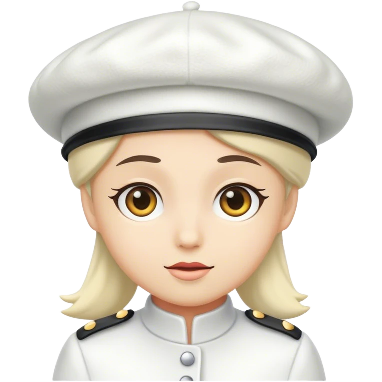 white beret without human emoji