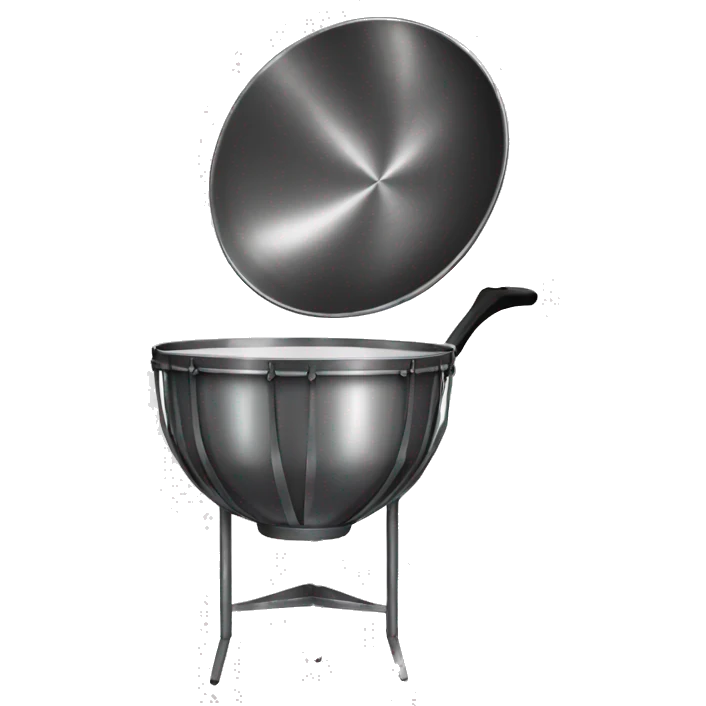 Steel pan instrument emoji